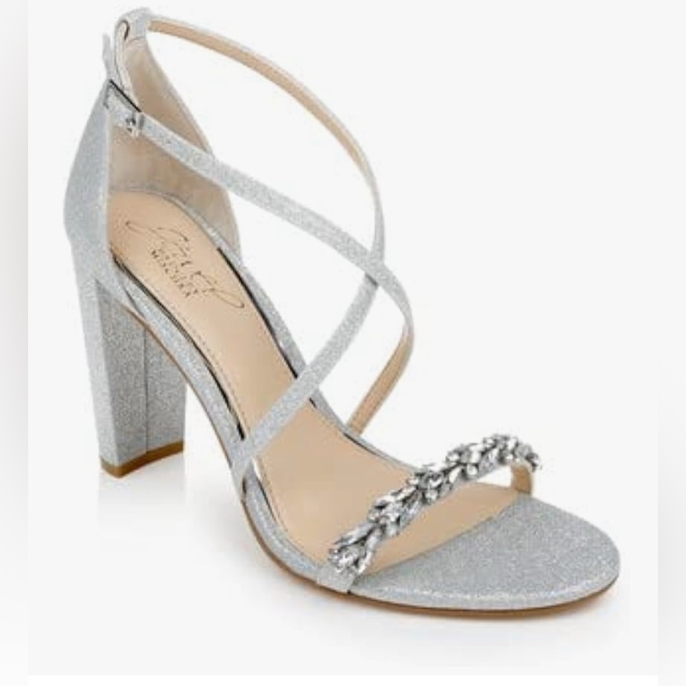 Badgely Mischka block heel sandals